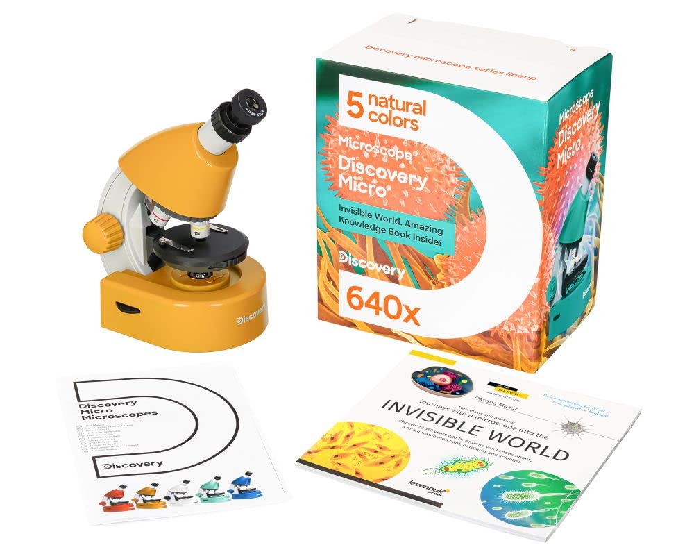 Levenhuk Discovery Micro Solar Mikroskop 40-640x für Kinder