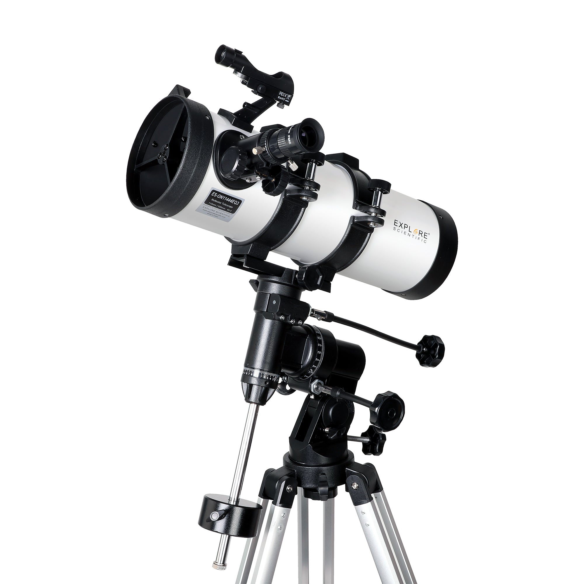 Explore Scientific 114mm Newton Teleskop äquatorial f/4,4