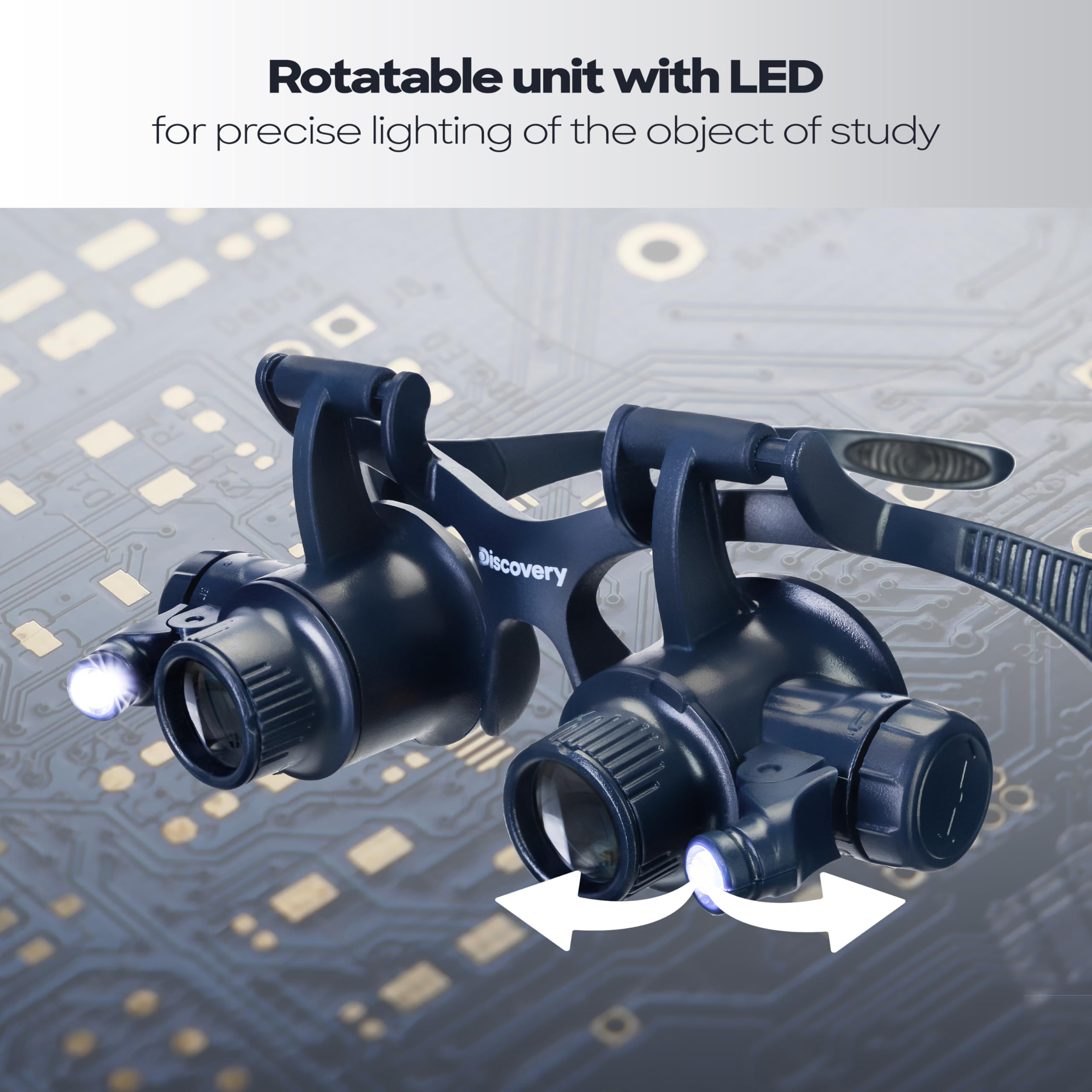 Discovery Crafts DGL 50 Vergrößerungsbrille LED 25-fach
