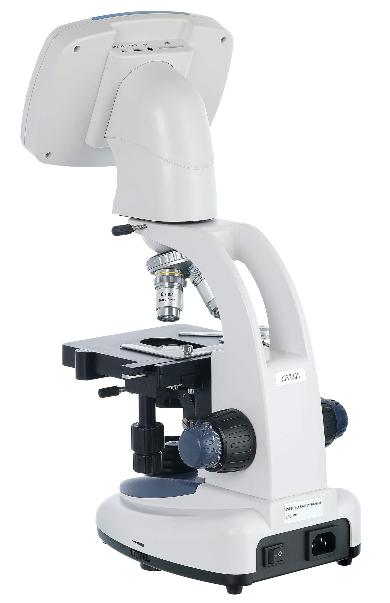 Levenhuk D90L LCD Digitalmikroskop 40-2000x 2MP LED