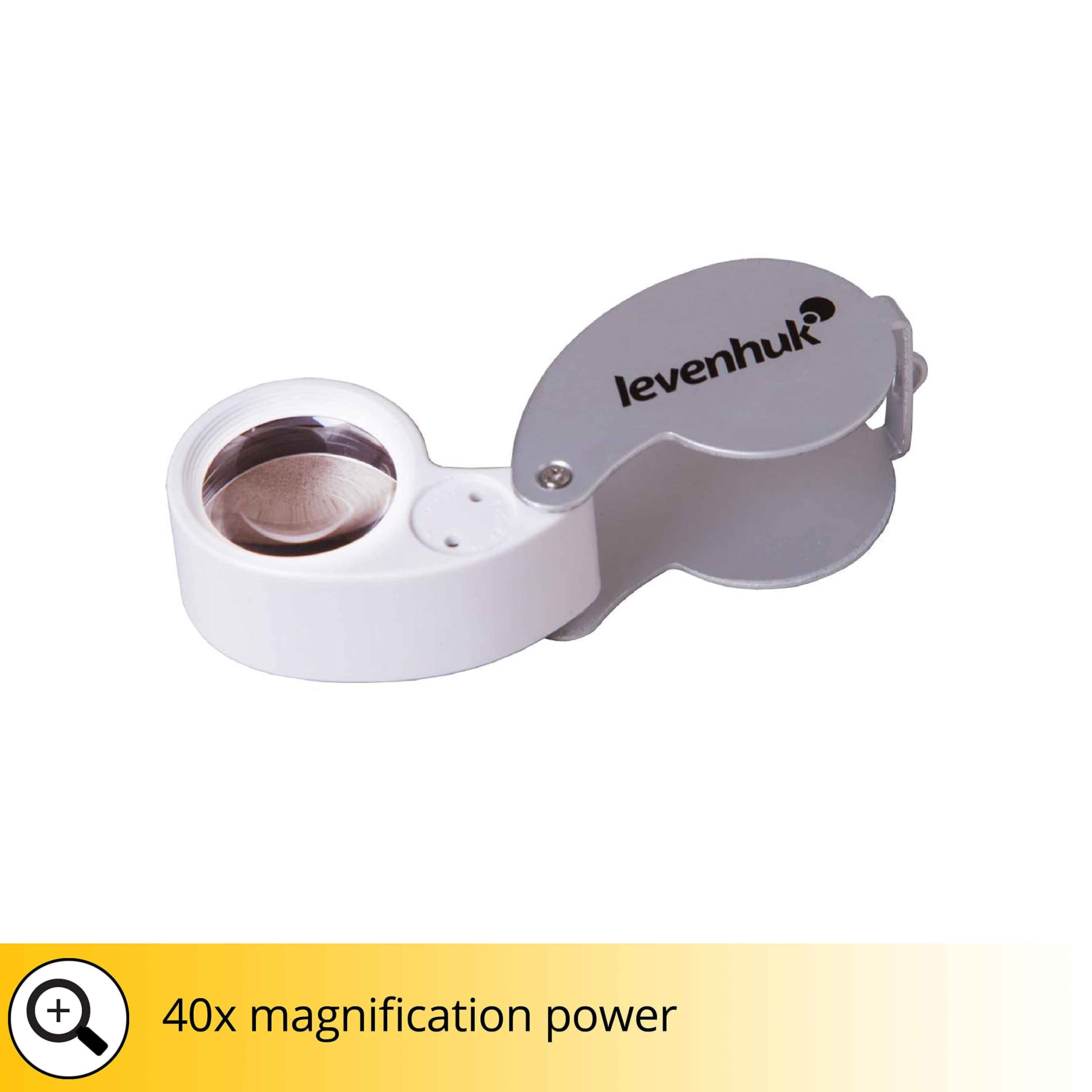Levenhuk Zeno Gem M5 Faltlupe LED 40x Metall