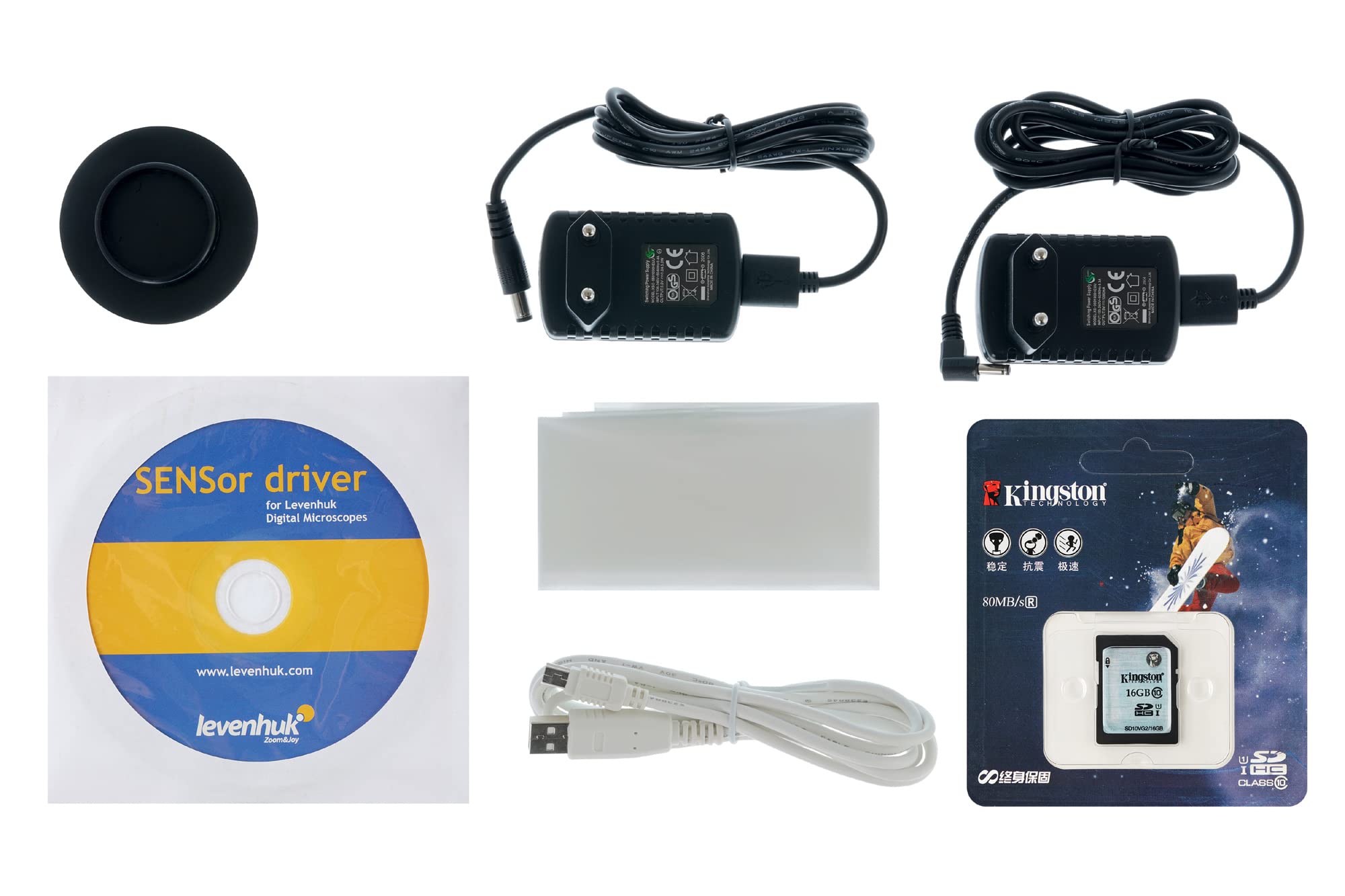 Levenhuk D80L LCD Digitalmikroskop 40x-1600x mit 2-MP-Kamera
