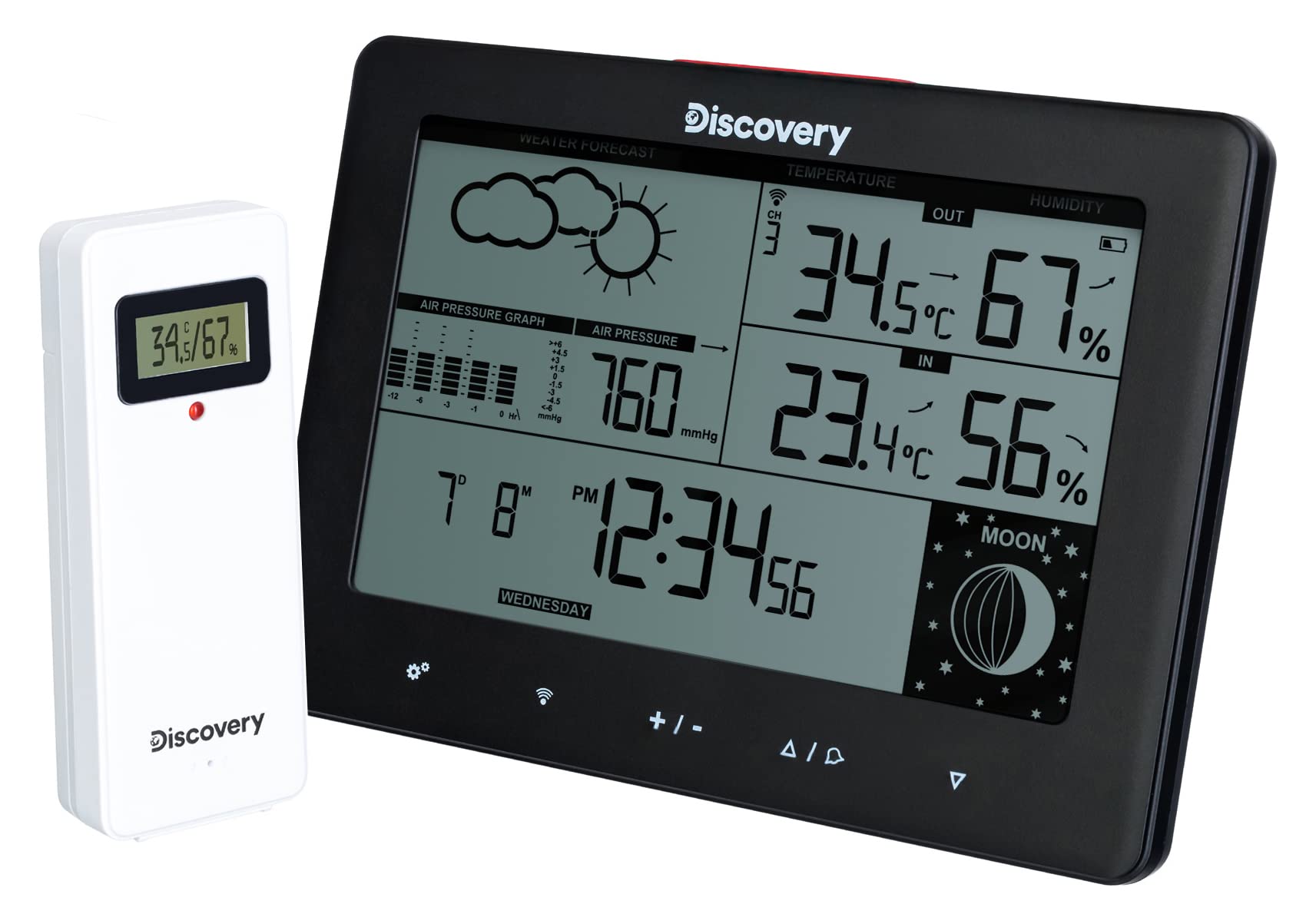 Discovery Report WA10 Wetterstation mit Barometer und Sensor