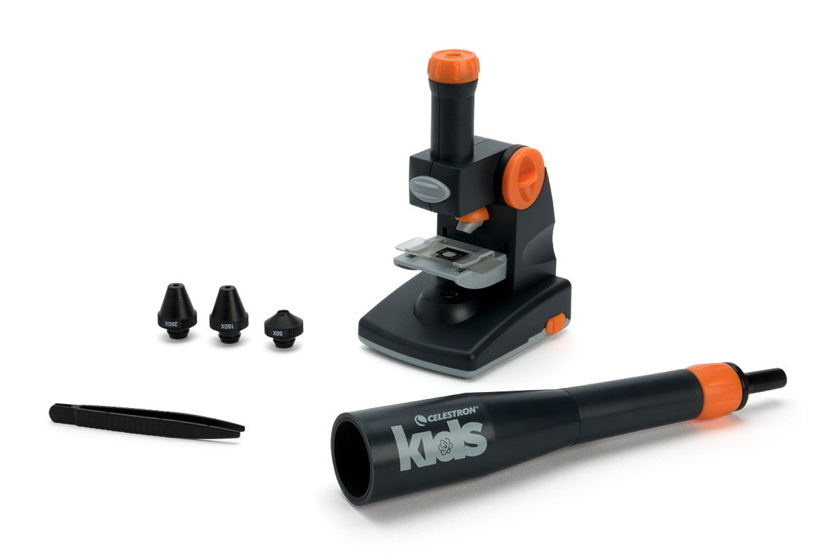 Celestron Kids Mikroskop Set 2-in-1 Teleskop 10x