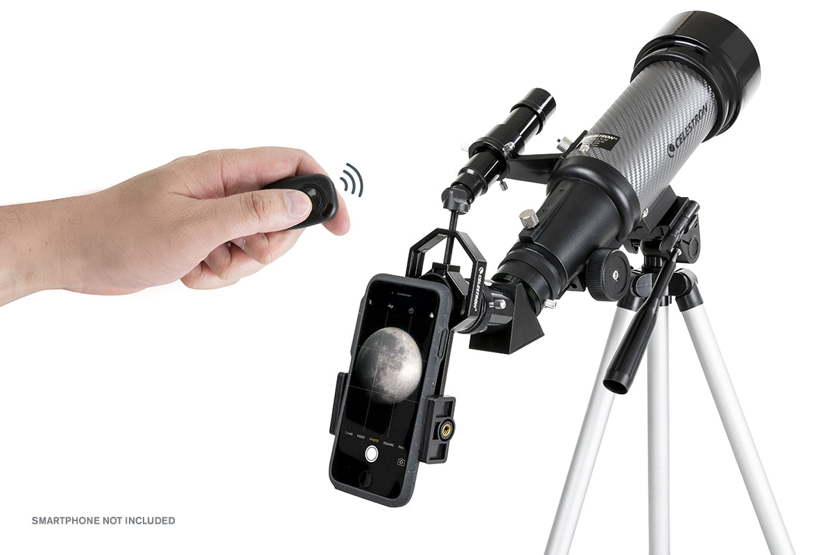 Celestron Travel Scope 70 DX Refraktor Teleskop mit Smartphone-Adapter