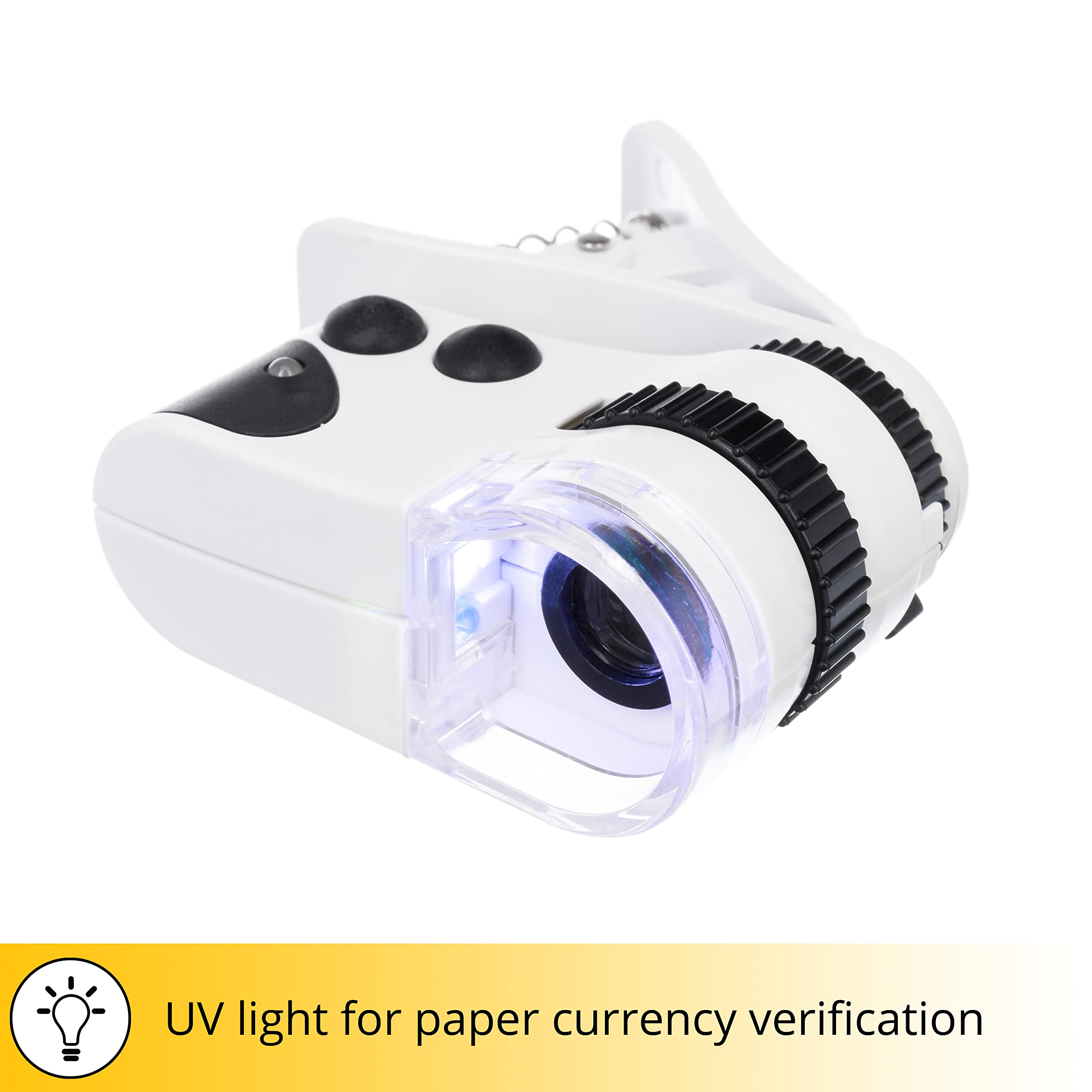 Levenhuk Zeno Cash ZC8 Taschenmikroskop 60x UV LED
