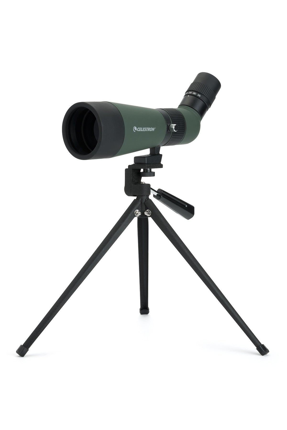 Celestron LandScout 12-36x60 Spektiv gewinkelt mit Stativ