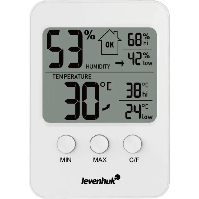 Levenhuk Wezzer BASE L30 Thermohygrometer weiß