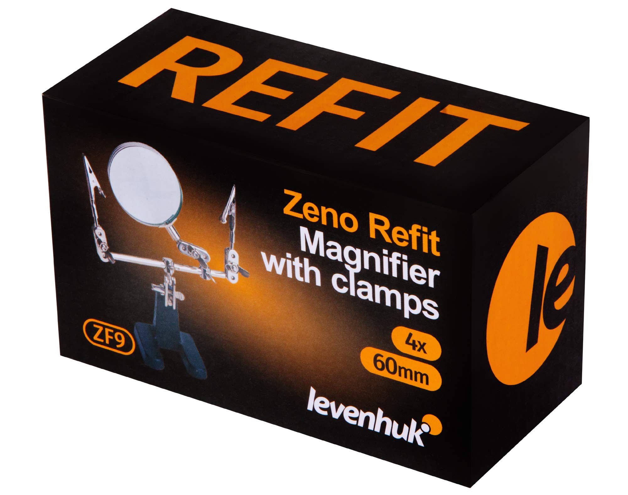 Levenhuk Zeno Refit ZF9 Lötlupe 4X dritte Hand