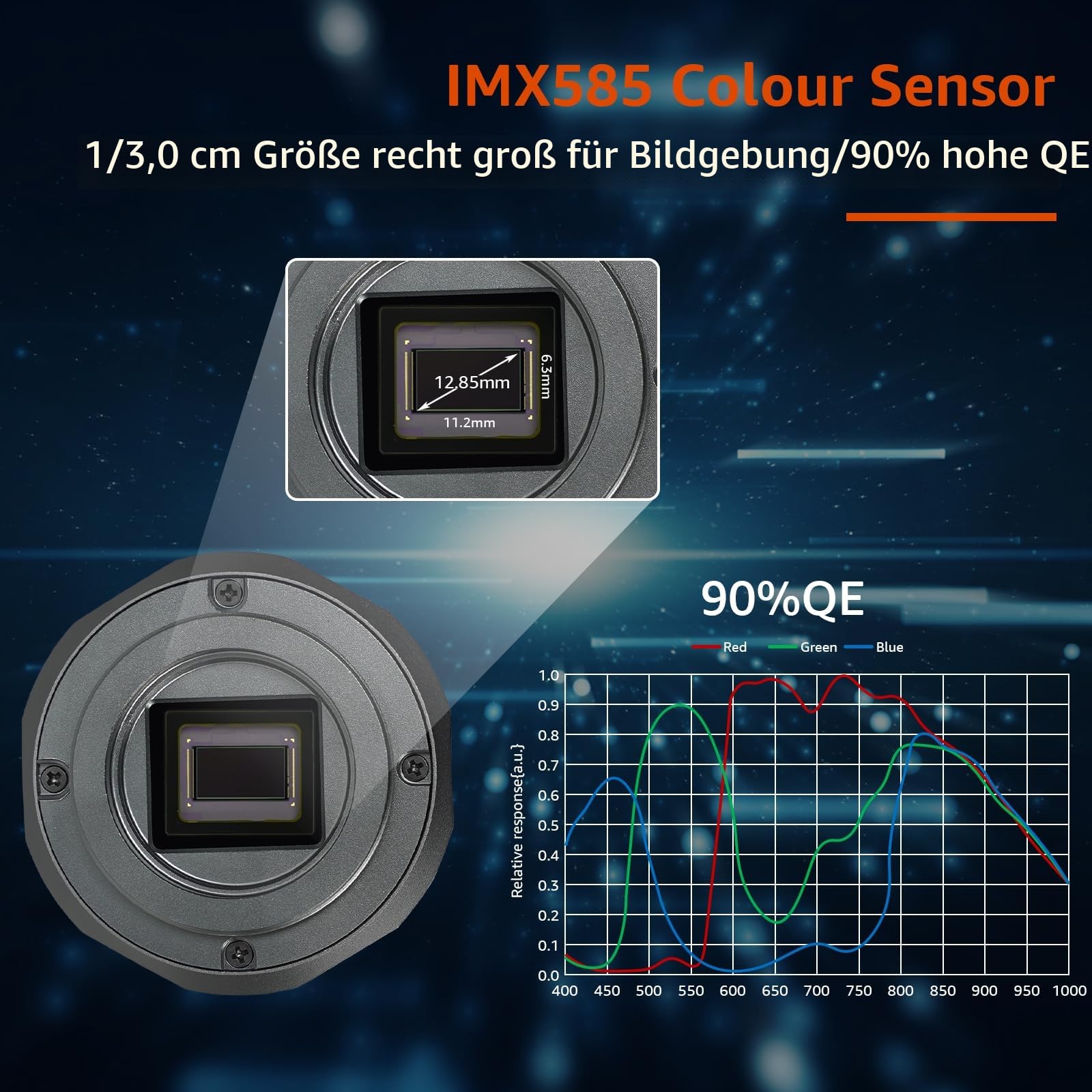 SVBONY SV705C Astrokamera IMX585 Farb USB3.0 Planetenkamera