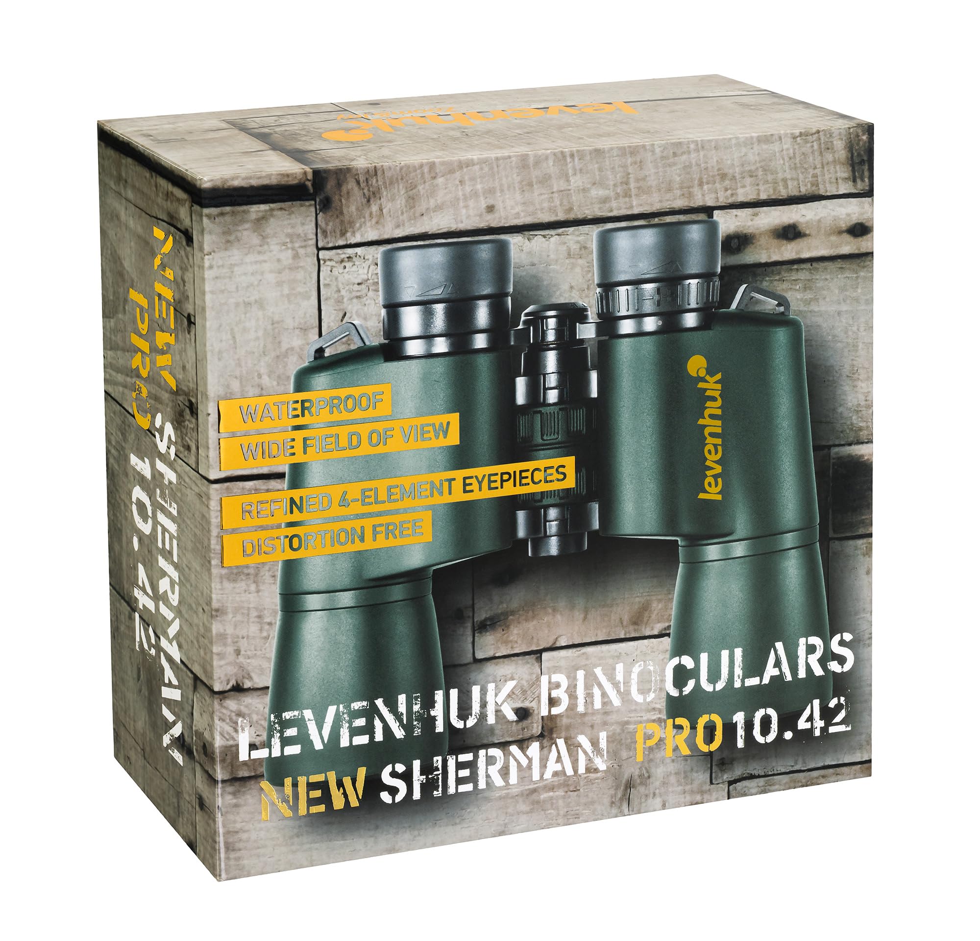 Levenhuk Sherman PRO 10x42 Fernglas Porro Dämmerung