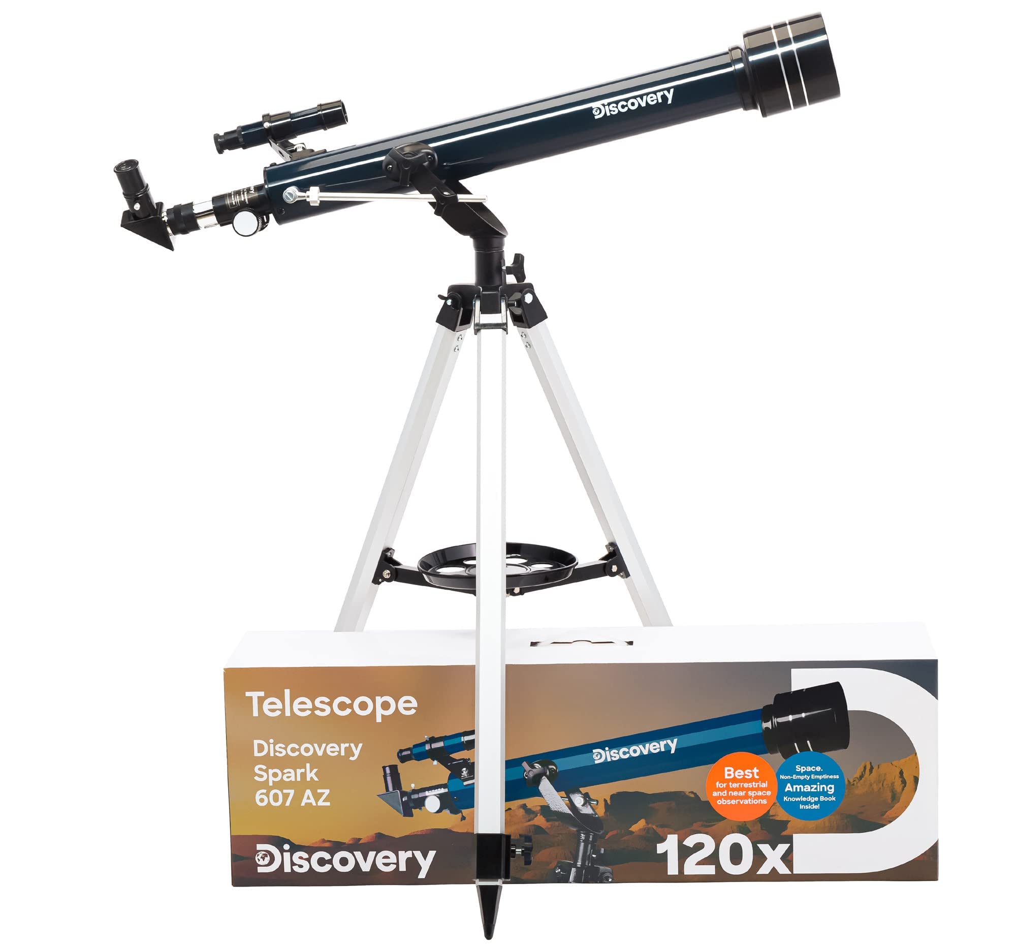 Discovery Spark 607 AZ Teleskop Set Buch Italienisch