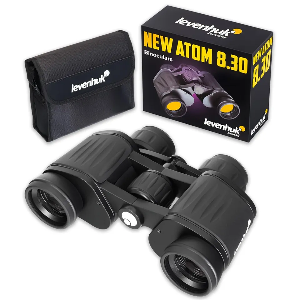 Levenhuk New Atom 8x30 Fernglas Porro leicht Stativ