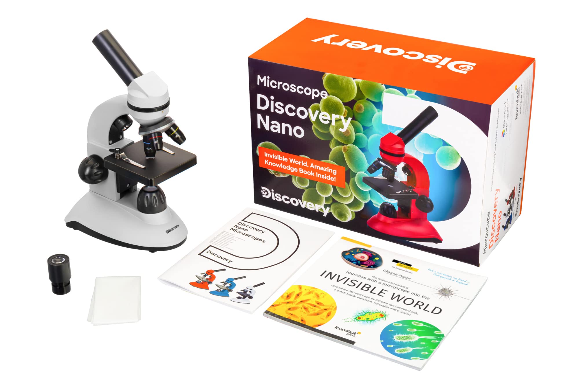 Levenhuk Discovery Nano Gravity Mikroskop 40-400x Englisch