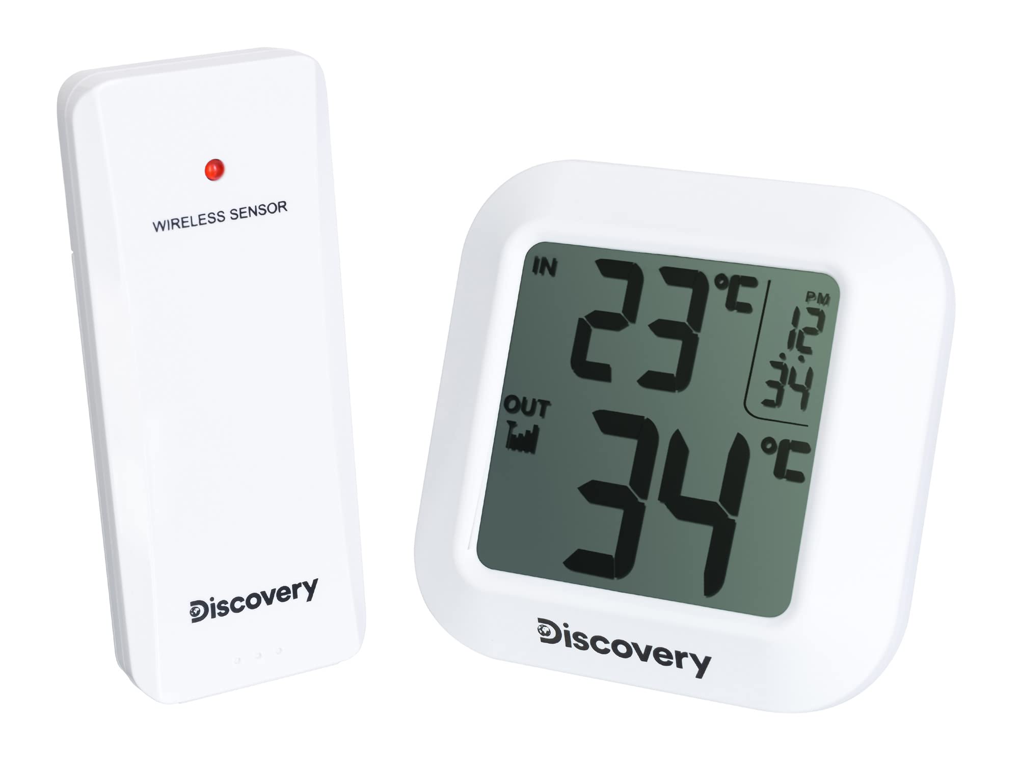 Discovery Report W20 Wetterstation Funk mit Uhr Magnet