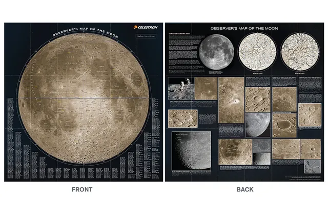Celestron Observer's Map Mondkarte wasserfest faltbar