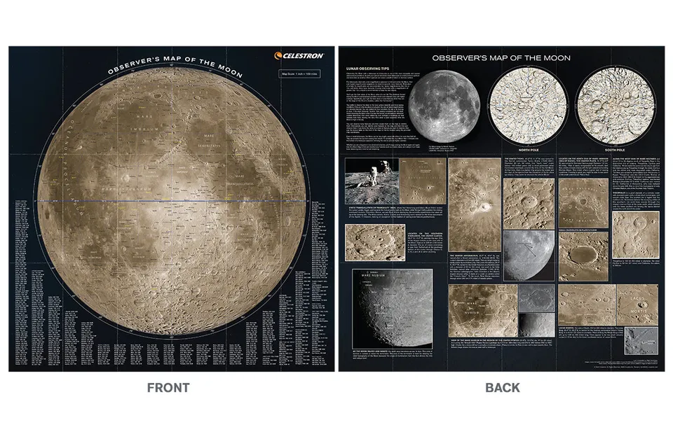 Celestron Observer's Map Mondkarte wasserfest faltbar
