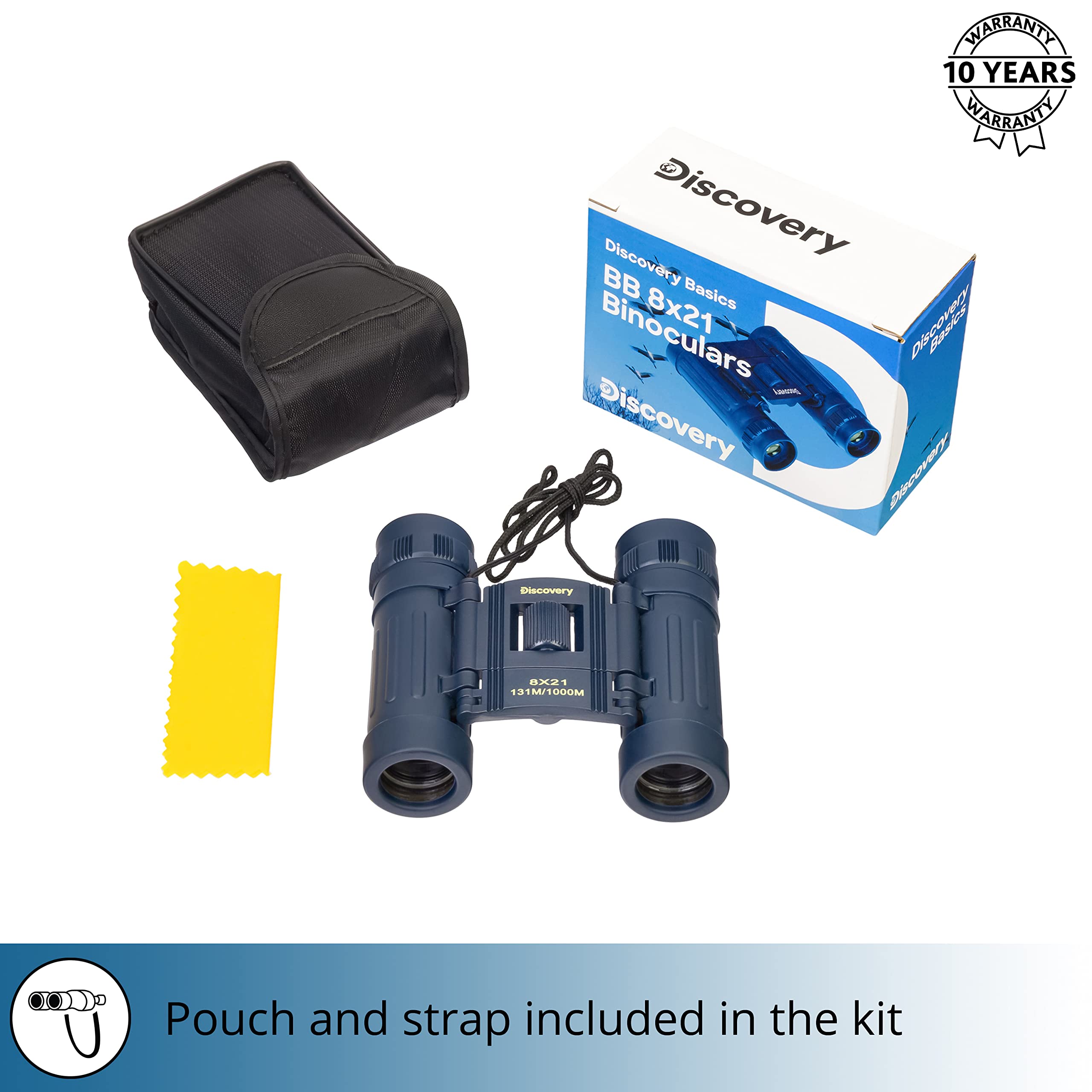 Discovery Basics BB 8x21 Fernglas kompakt 8-fach Taschenformat