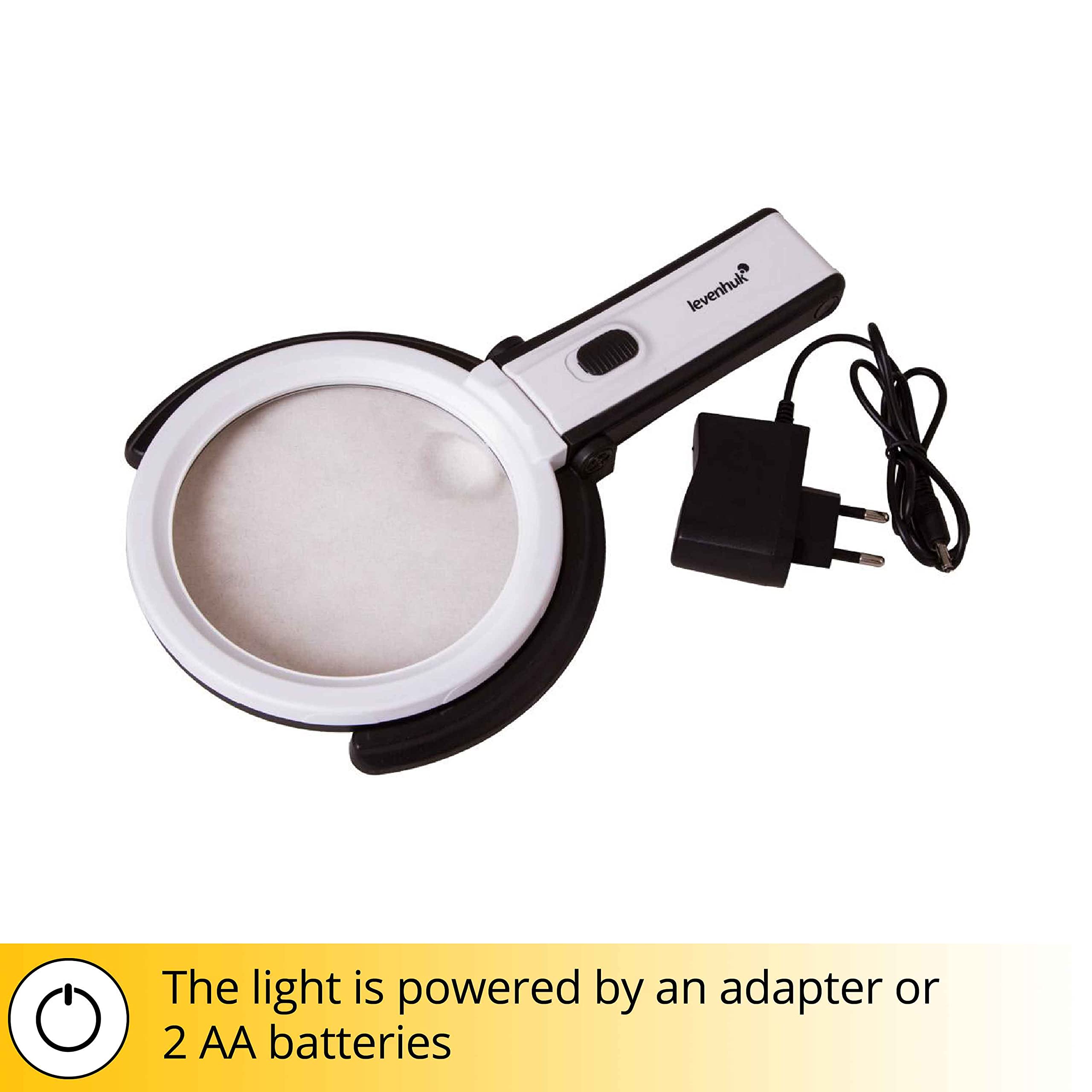 Levenhuk Zeno Desk D7 Tischlupe LED 2x/5x mit Flexarm