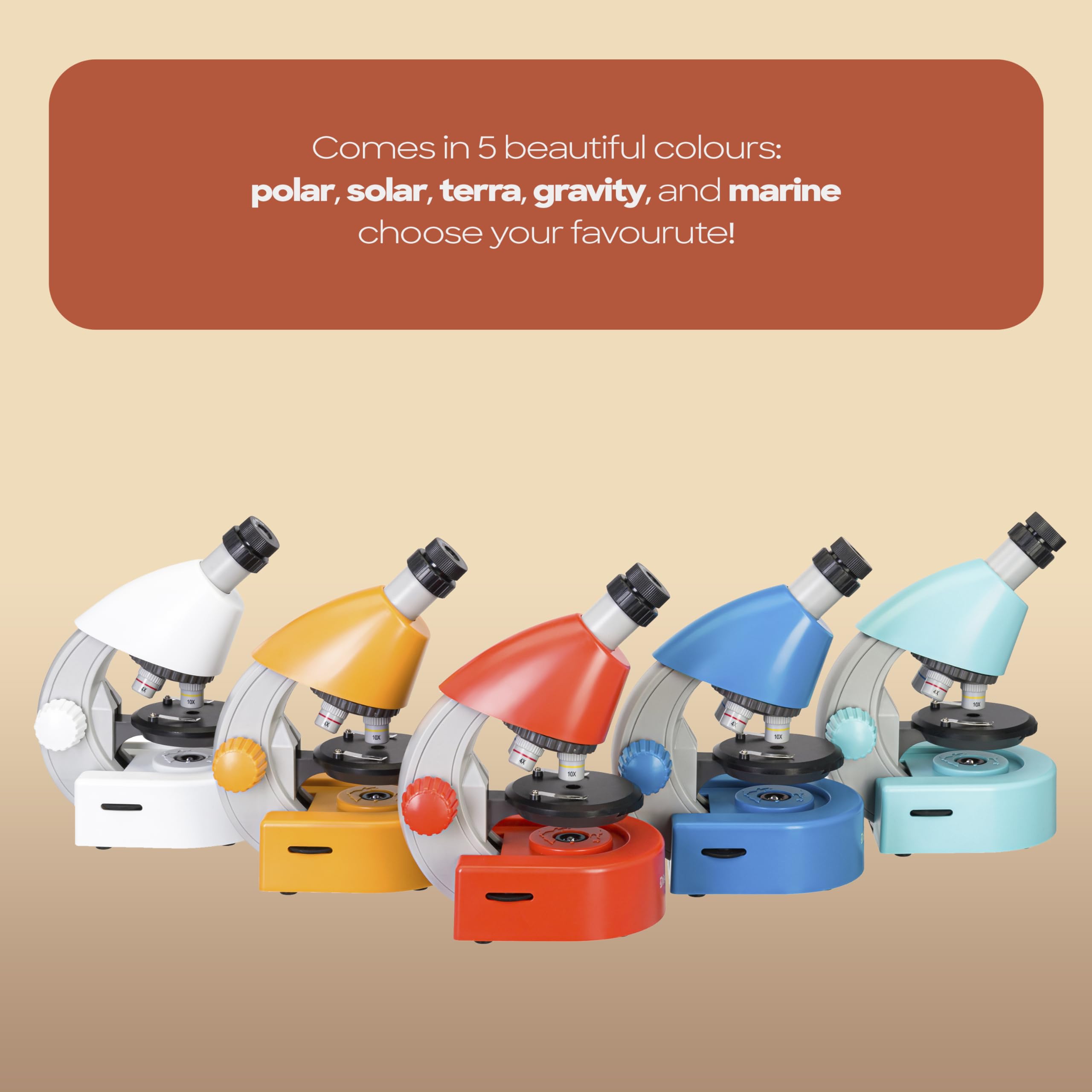 Levenhuk Discovery Micro Terra Mikroskop 40-640x für Kinder