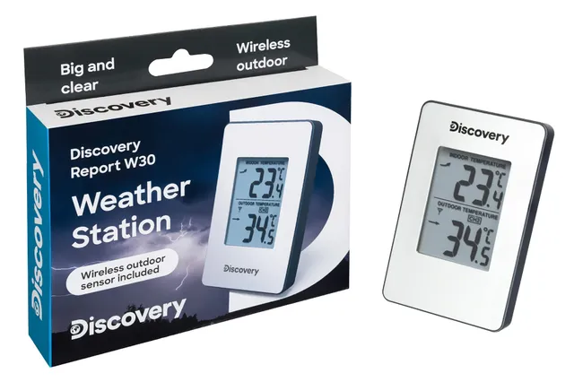 Discovery Report W30 Wetterstation Funk mit Außensensor