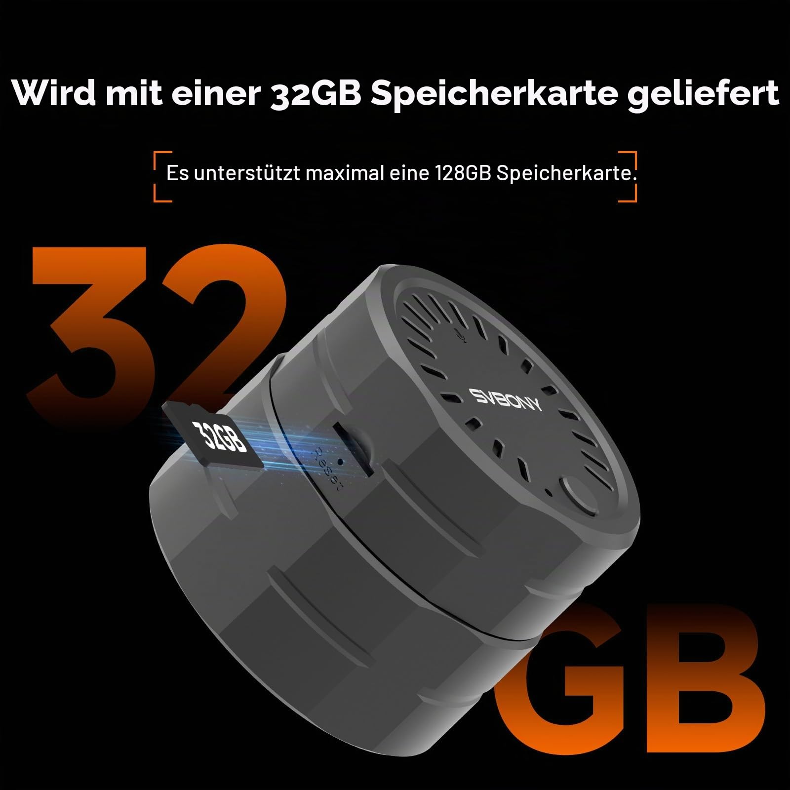 SVBONY SC002 WiFi Spektivkamera 1080P mit 32GB TF-Karte