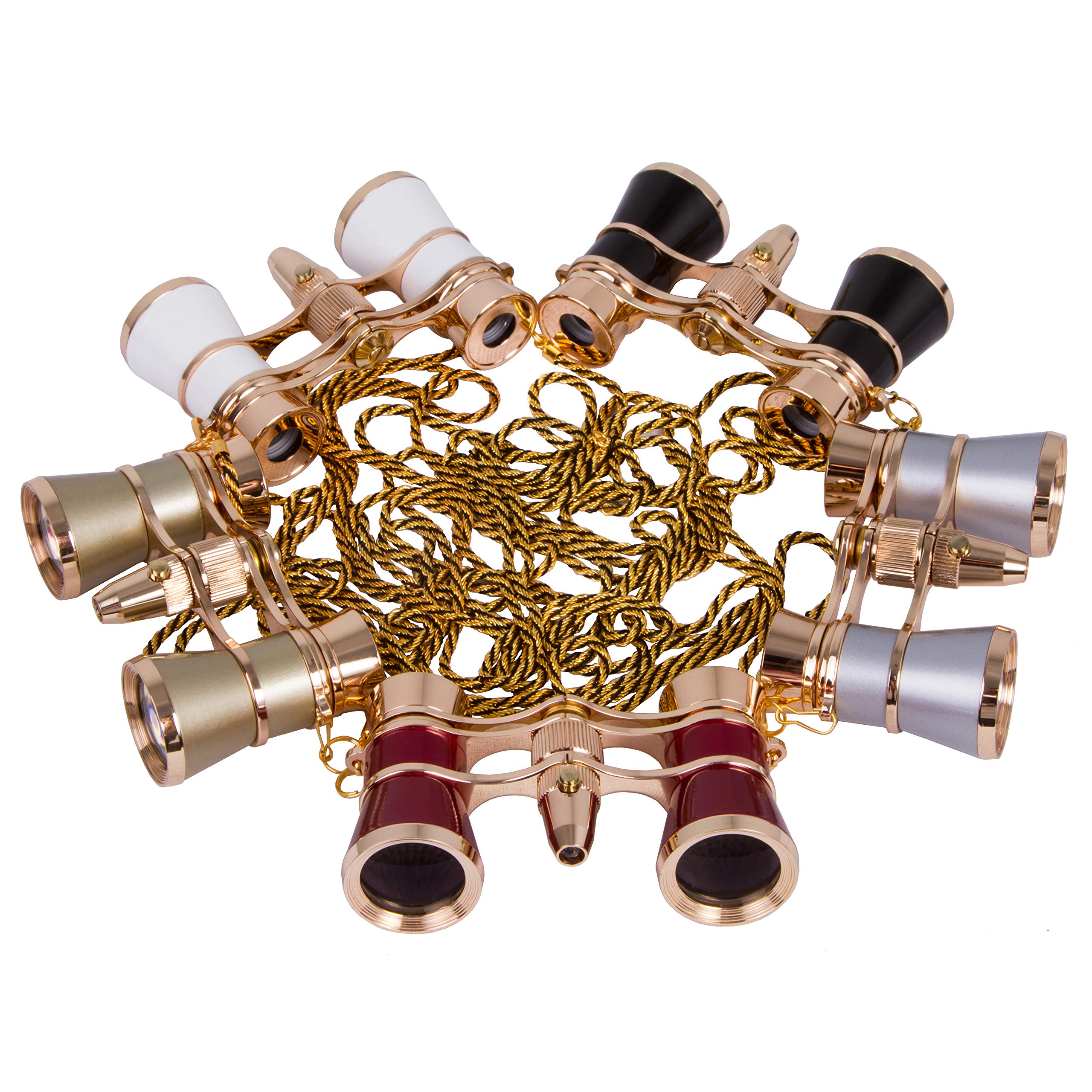 Levenhuk Broadway 325F Opernglas 3x25 Gold LED Kette