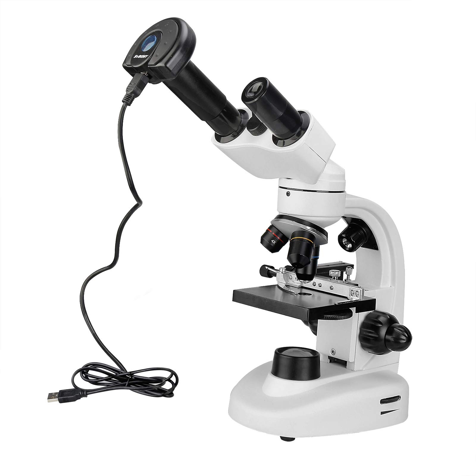 SVBONY SV605 Mikroskop binokular 80x-1600x mit Kamera