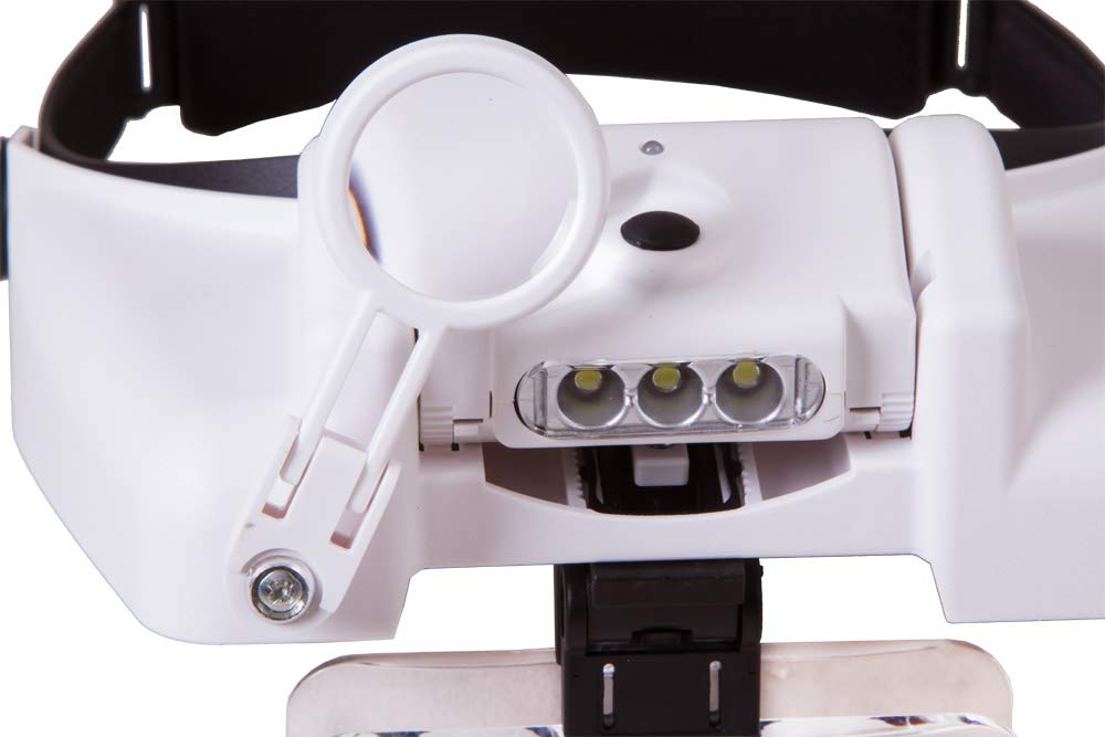 Levenhuk Zeno Desk D18 Kopflupe LED 1x-8x USB