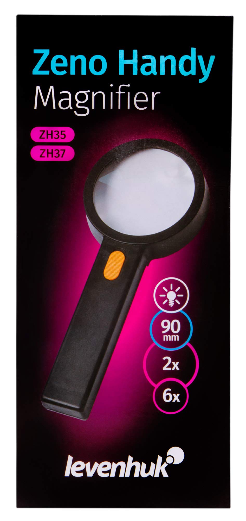 Levenhuk Zeno Handy ZH37 Handlupe LED 2x 6x
