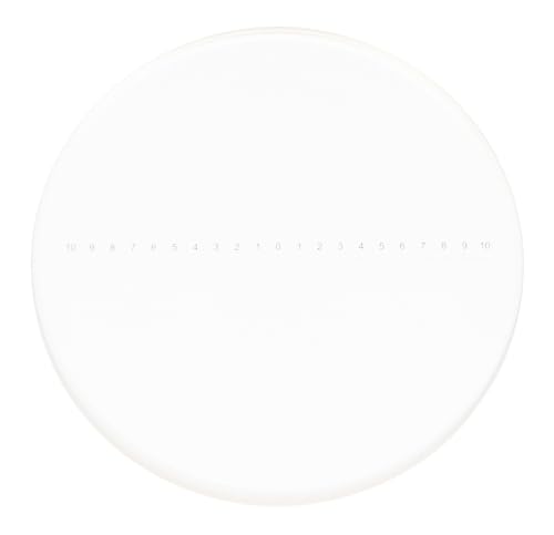 Levenhuk 1 Kalibrier-Objektträger rund 24mm fürs Stereomikroskop