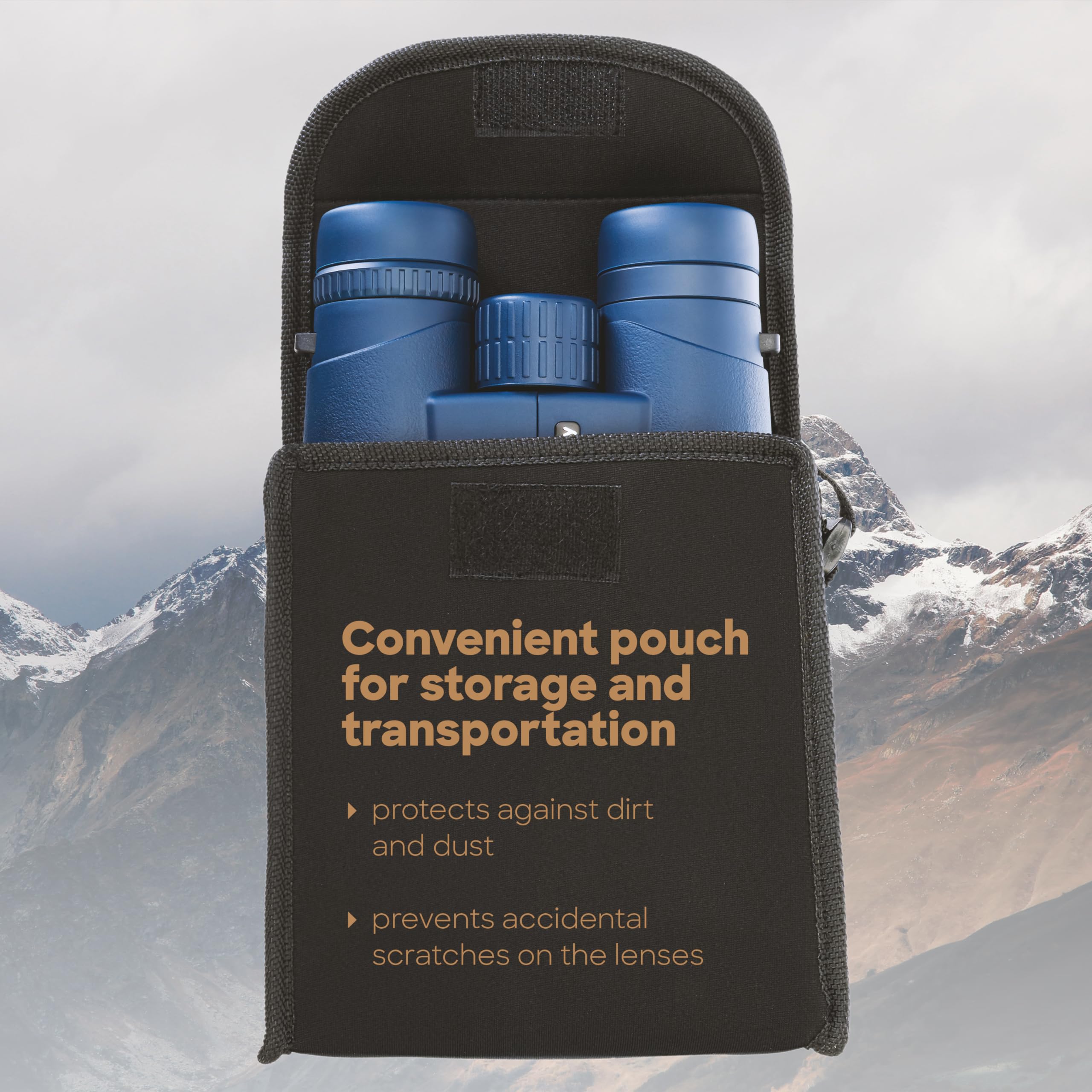 Discovery Elbrus 10x42 Fernglas kompakt mit Tasche