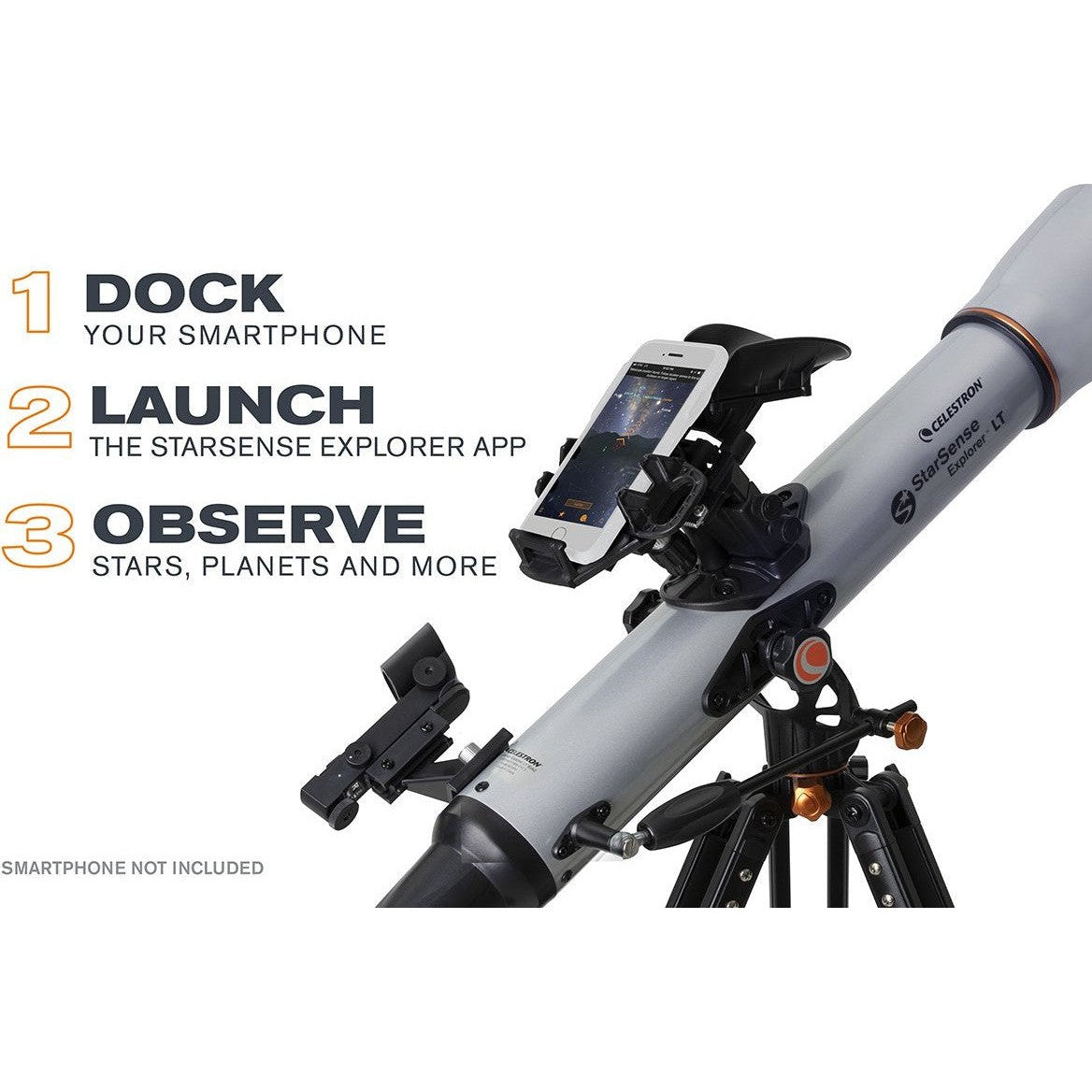 Celestron StarSense Explorer LT 80AZ Refraktor 80mm Set