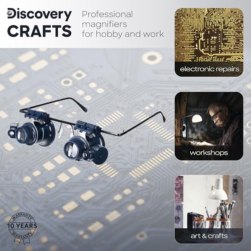 Discovery Crafts DGL 30 Lupenbrille LED 20x