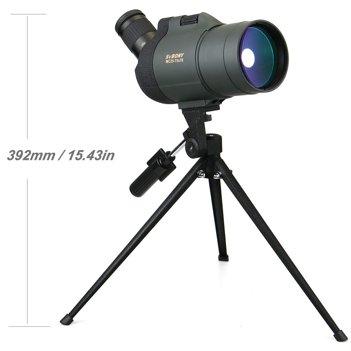 SVBONY SV41 Mak Spektiv 25-75x70 Zoom Wasserdicht mit Stativ