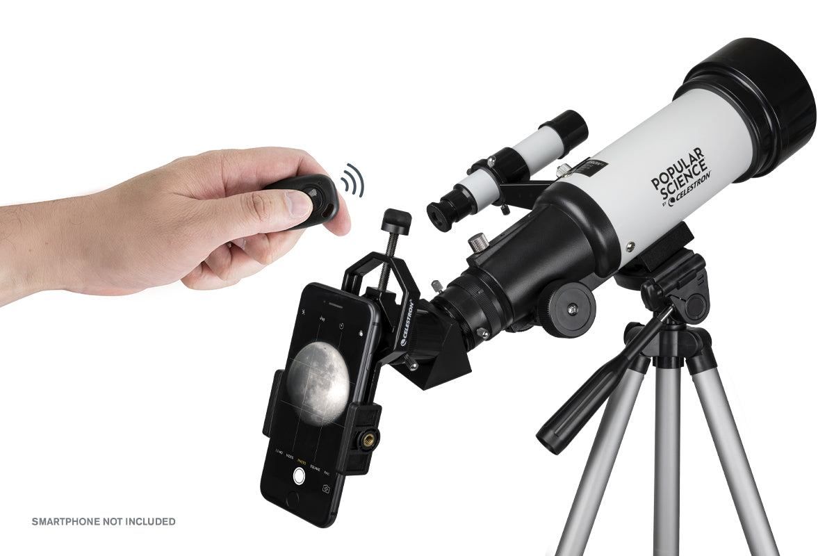 Celestron Travel Scope 70 Teleskop 70mm Smartphone-Adapter