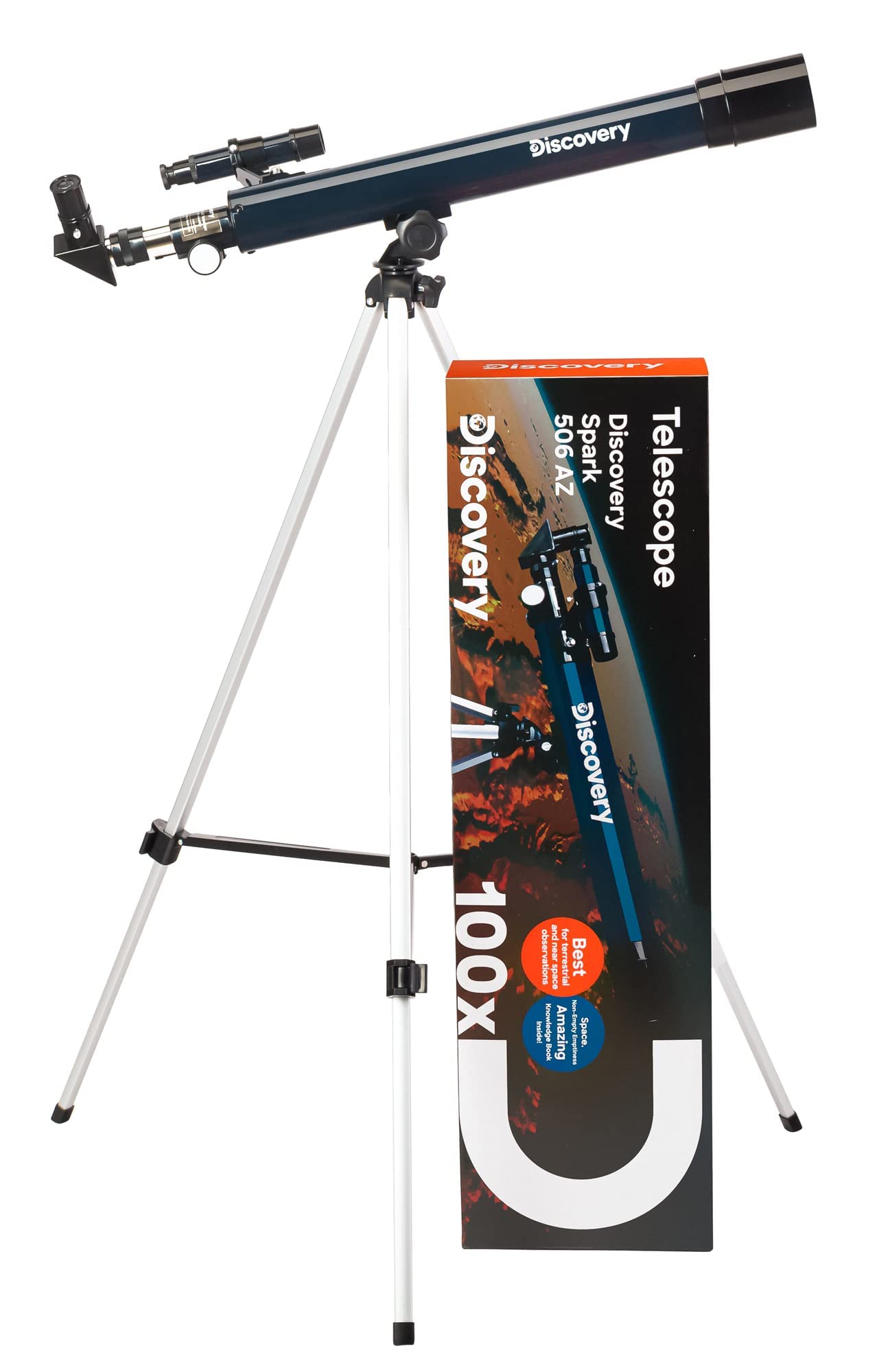 Discovery Spark 506 AZ Teleskop mit Buch Englisch