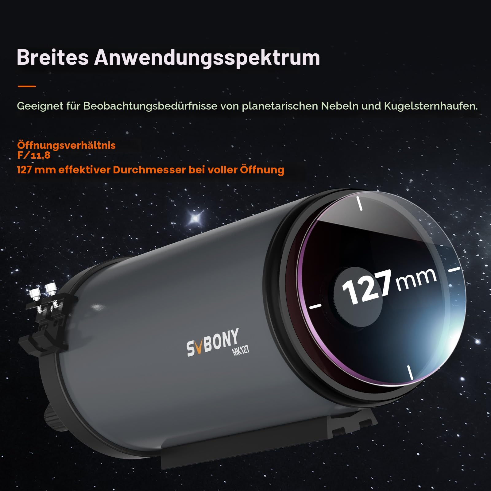 SVBONY MK127 Teleskop 127 mm Maksutov-Cassegrain OTA