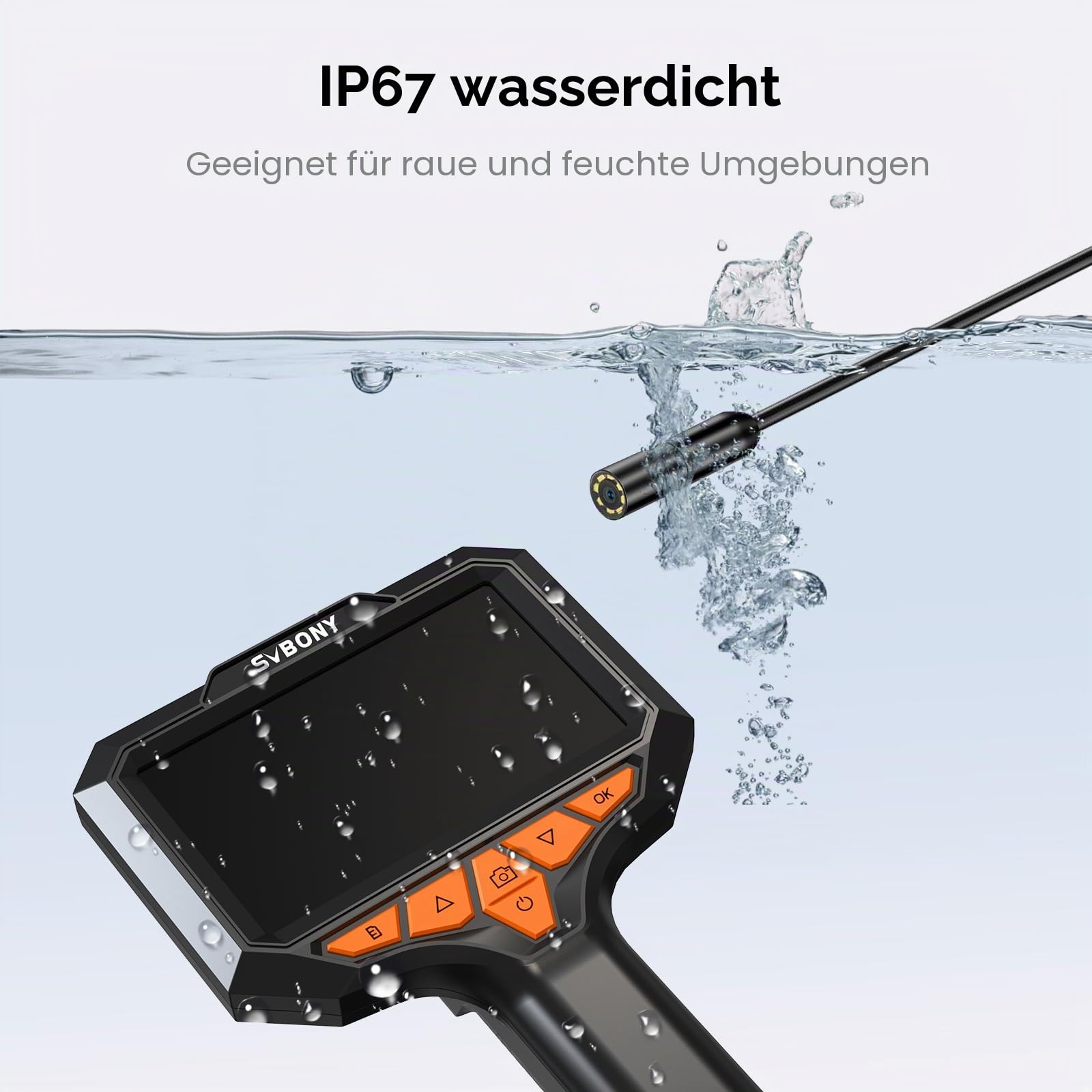 Svbony SM501 Endoskopkamera 4,3 Zoll IPS 5m