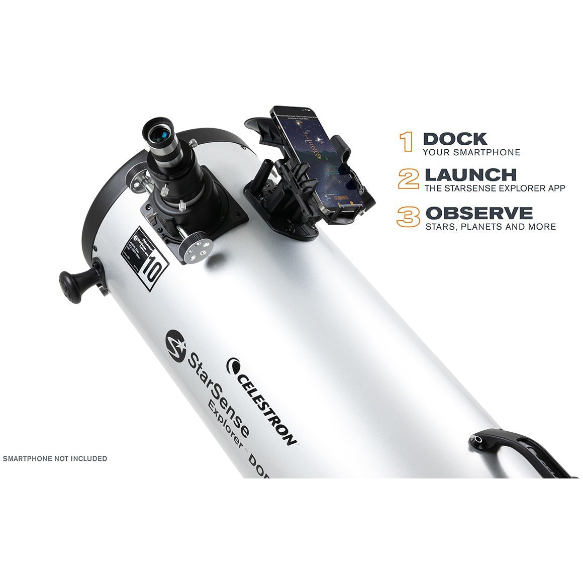 Celestron StarSense Explorer 10 Zoll Dobson Teleskop App