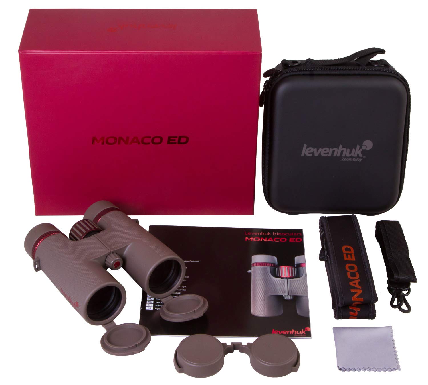 Levenhuk Monaco ED 8x32 Fernglas ED-Glas Phasenkorrektur