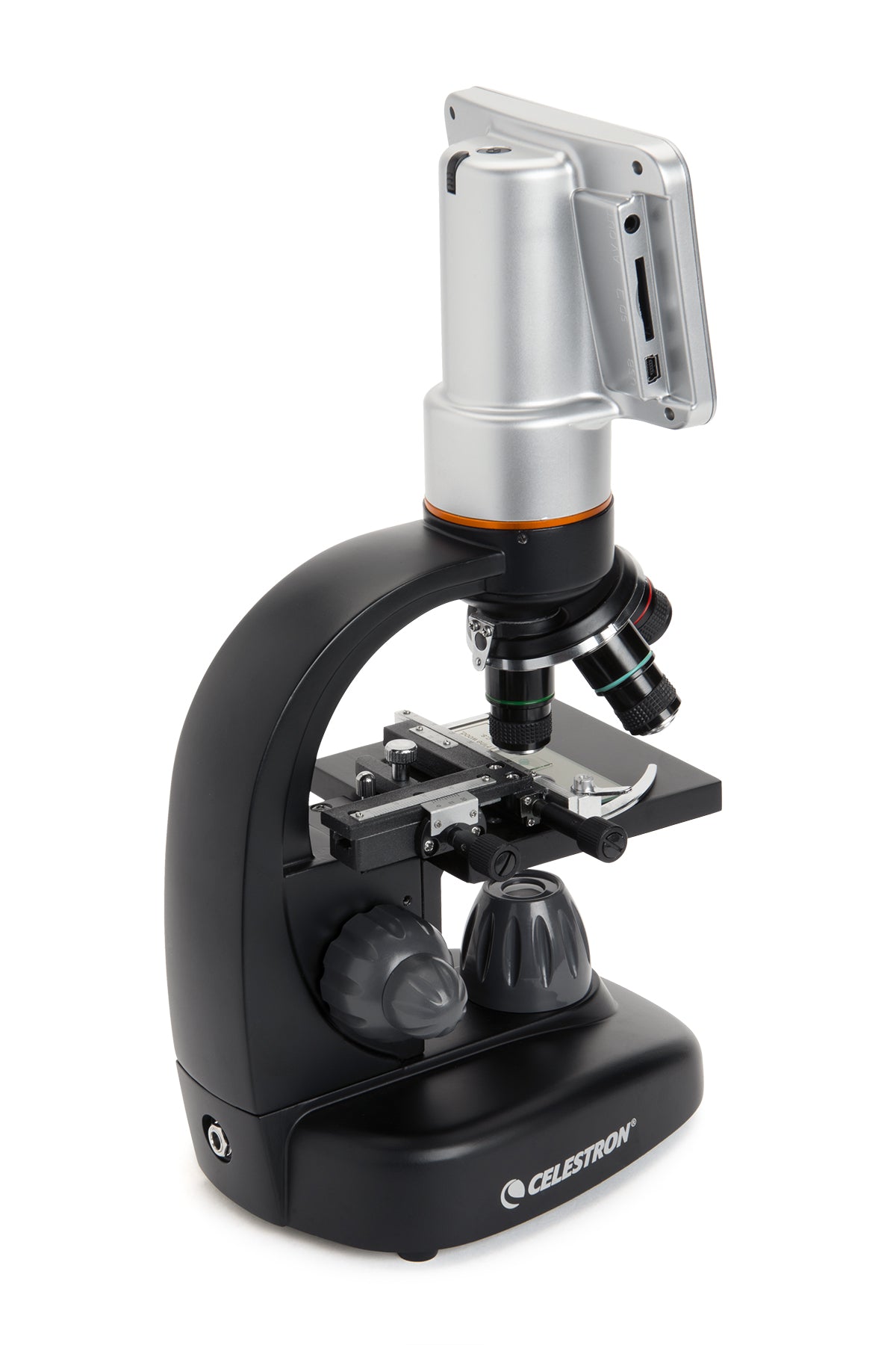 Celestron TetraView LCD Digitalmikroskop 40-600x mit 100 Objektträgern