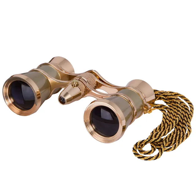 Levenhuk Broadway 325F Opernglas 3x25 Gold LED Kette