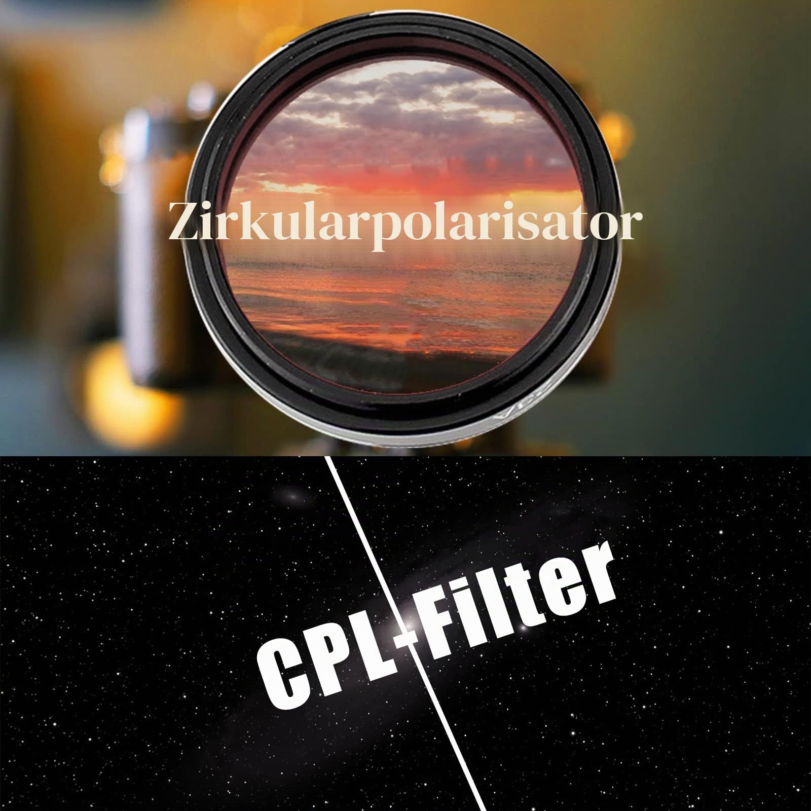 SVBONY 1,25 Zoll Okular Filterset 7-teilig Mond CPL Farbe