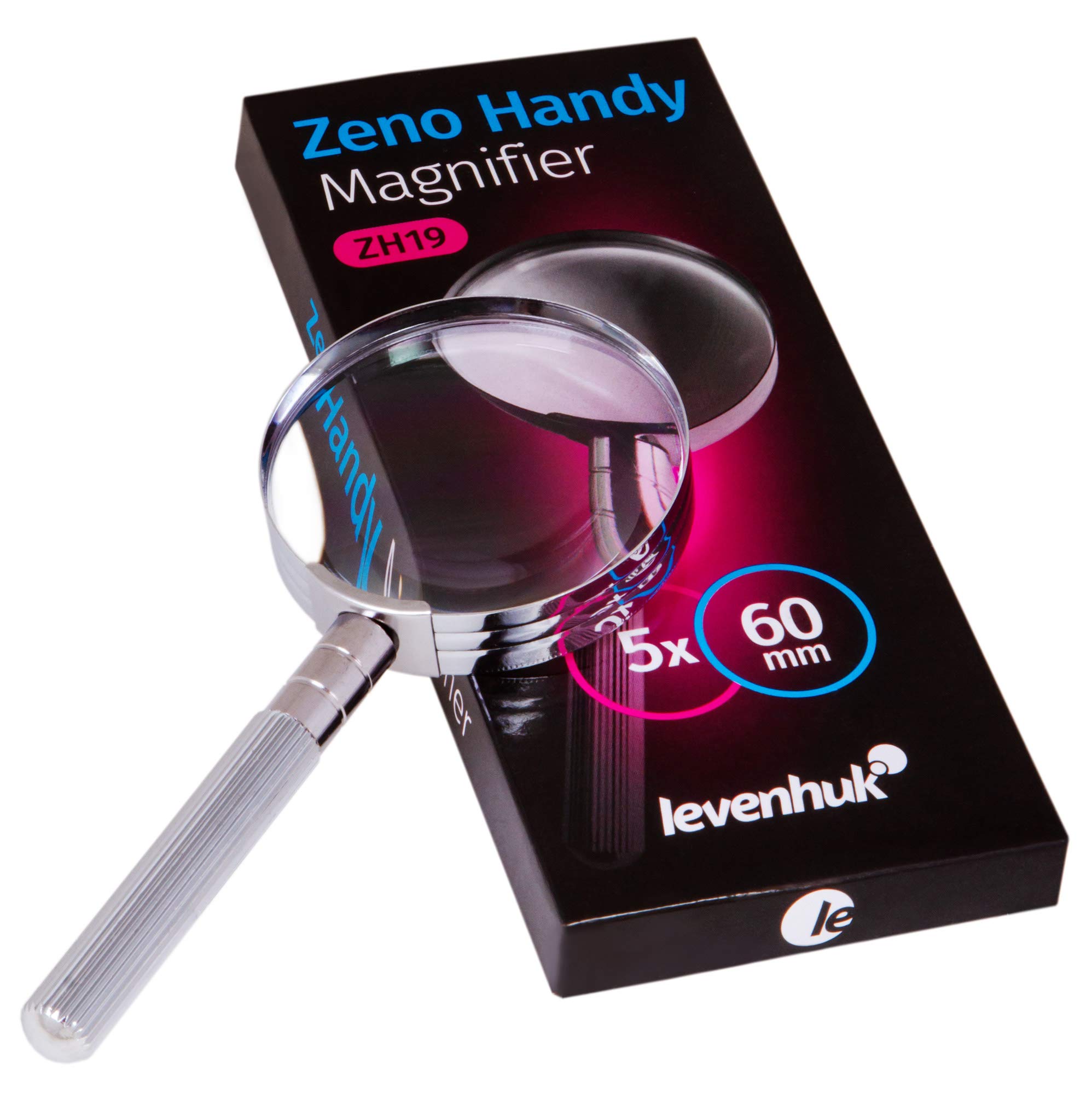 Levenhuk Zeno Handy ZH21 Handlupe LED 2x/6x 60 mm