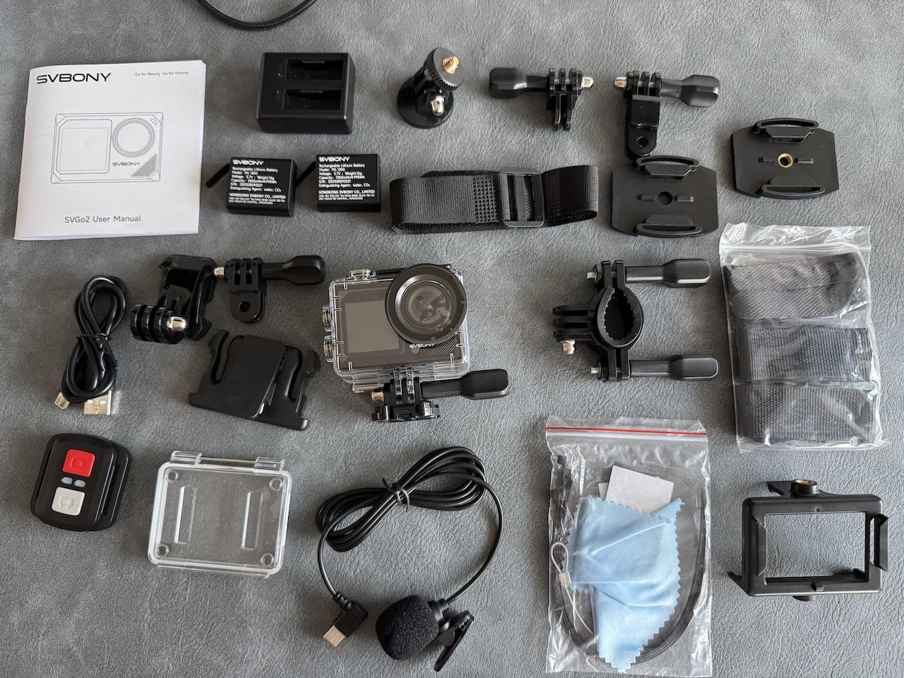 SVBONY SVGo2 4K Actioncam Reisekamera Reise-Kit EIS