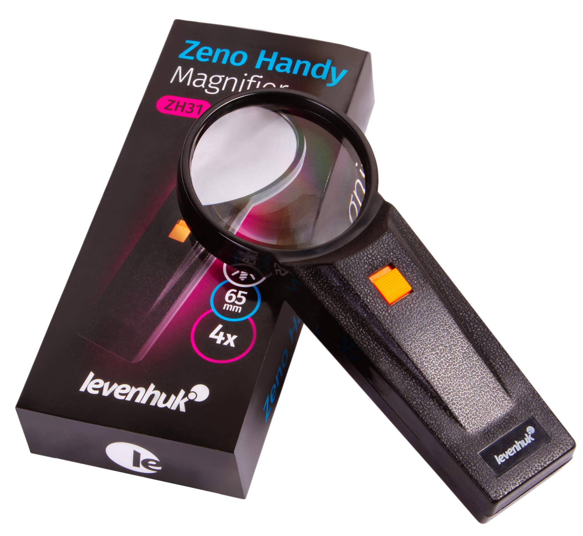 Levenhuk Zeno Handy ZH31 Handlupe LED 4x 65 mm