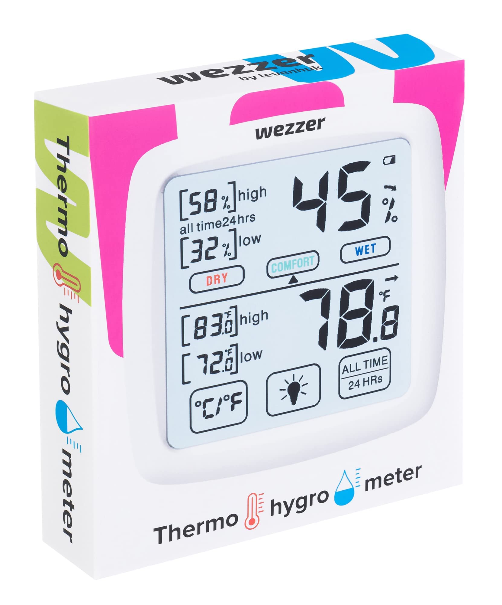 Levenhuk Wezzer Teo TH30 Thermohygrometer Prognose