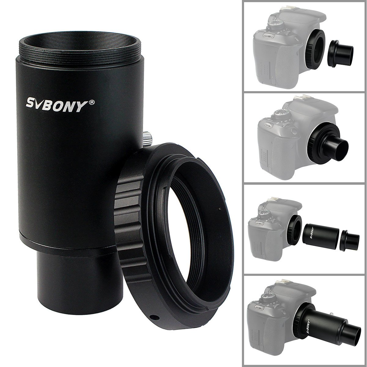 SVBONY Teleskop Kameraadapter 1,25 Zoll M42 für Canon