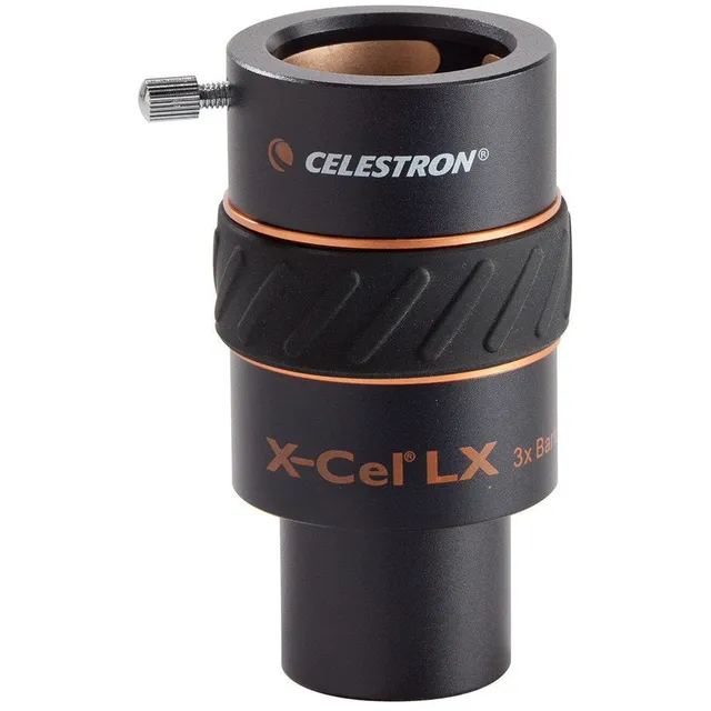 Celestron X-Cel LX 3x Barlow Linse 1,25 Zoll Mond Planeten